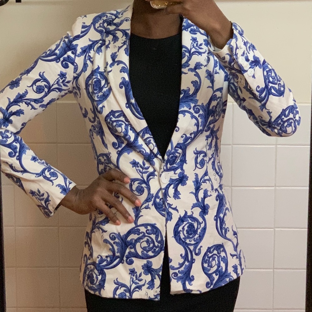 Zara Printed Blazer